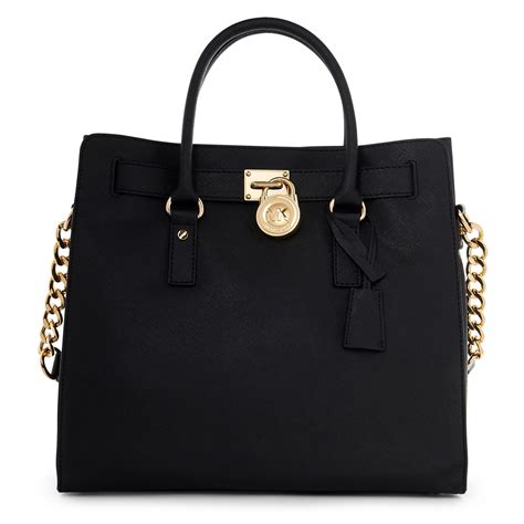 michael michael kors hamilton saffiano leather tote sale|Michael Kors saffiano bag black.